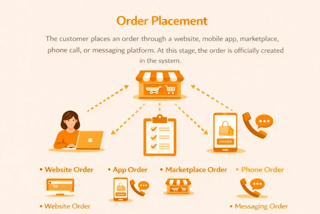 Order Automation
1️⃣ Order Placement