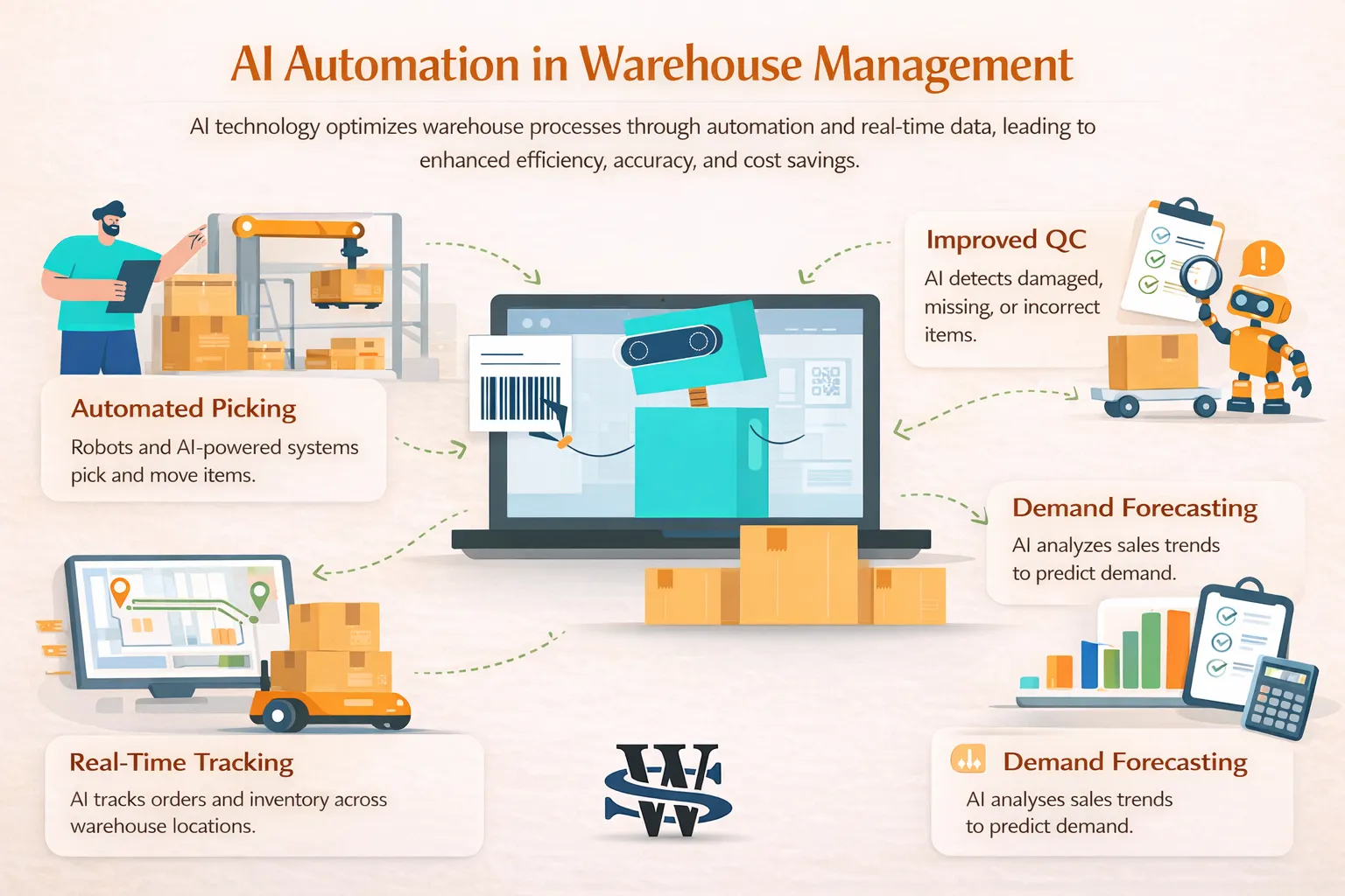 AI automation in warehouse management