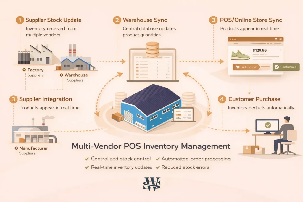 Multi-vendor inventory management process